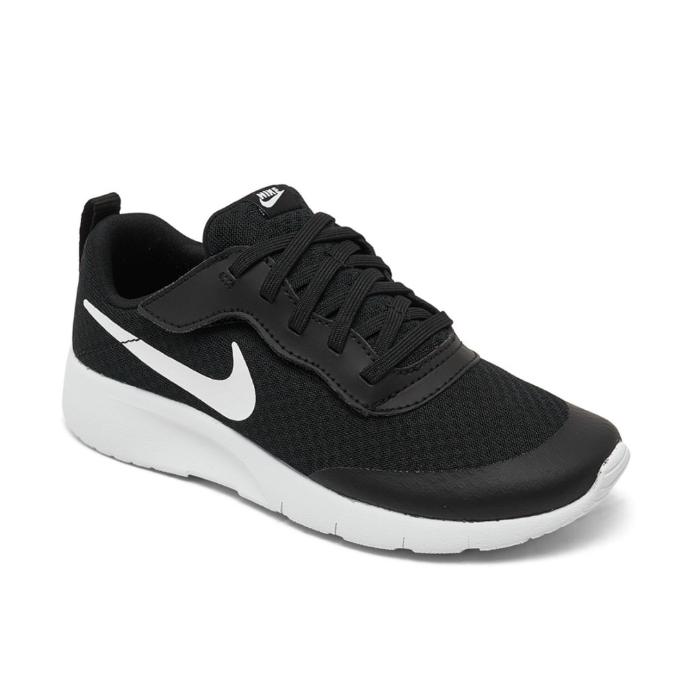 Nike Little Kids Tanjun EasyOn Black & White Sneakers – Size 13C (No Box)